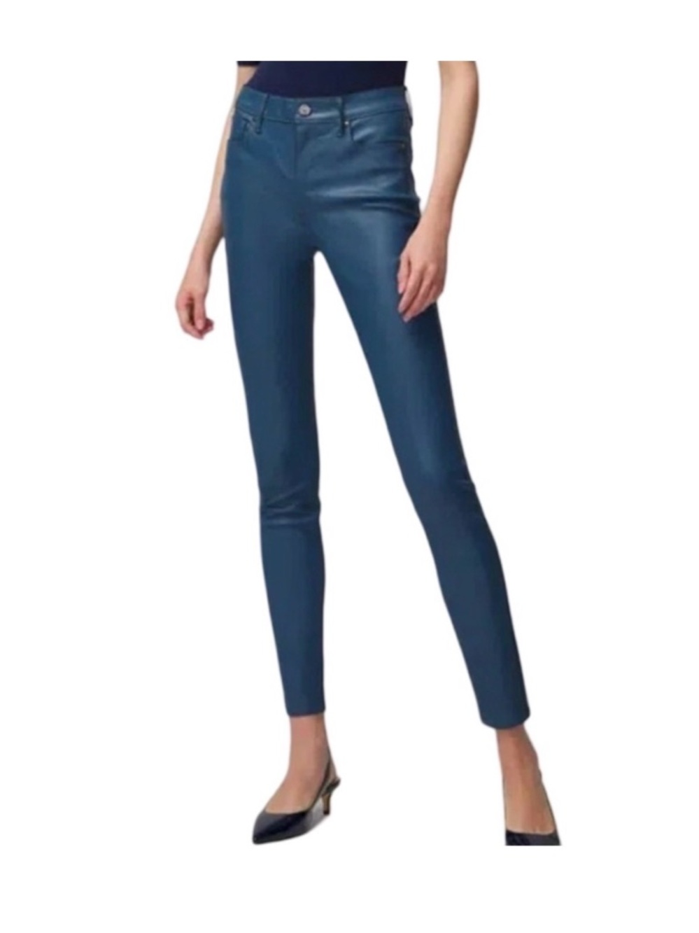 White House Black Market Indigo Blue size 8 Skinny Pants